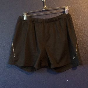 Black Asics Spandex Shorts
